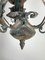 Mid-Century Brutalist Iron and Glass Chandelier, 1960s, Image 11