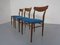 Teak Chairs by Gustav Herkströter for Lübke, 1960s, Set of 3 4