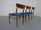 Teak Chairs by Gustav Herkströter for Lübke, 1960s, Set of 3 7