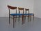 Teak Chairs by Gustav Herkströter for Lübke, 1960s, Set of 3 3