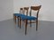 Teak Chairs by Gustav Herkströter for Lübke, 1960s, Set of 3 5