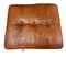 Mid-Century Danish Footstool Ottoman in Cognac Leather from Skipper, 1960s 2