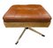 Mid-Century Danish Footstool Ottoman in Cognac Leather from Skipper, 1960s, Image 4