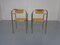 Minimalistische Armlehnstühle aus Stahlrohr von Thomas Wendtland, 1970er, 2er Set 9