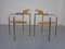 Minimalist Tubular Steel Armchairs by Thomas Wendtland, 1970s, Set of 2 2