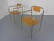 Minimalistische Armlehnstühle aus Stahlrohr von Thomas Wendtland, 1970er, 2er Set 12