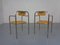 Minimalistische Armlehnstühle aus Stahlrohr von Thomas Wendtland, 1970er, 2er Set 11