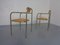 Minimalistische Armlehnstühle aus Stahlrohr von Thomas Wendtland, 1970er, 2er Set 5