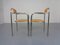 Minimalistische Armlehnstühle aus Stahlrohr von Thomas Wendtland, 1970er, 2er Set 3