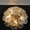 Large Mid-Century Floral Ceiling Light in Murano Glass by Ernst Palme, Germany, 1970s 2