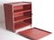 Small Industrial Red Cabinet, Former Czechoslovakia, 1970s 13