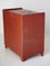 Small Industrial Red Cabinet, Former Czechoslovakia, 1970s 5