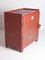 Small Industrial Red Cabinet, Former Czechoslovakia, 1970s 6