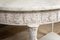 19th Century Empire French Painted Demilune Console Table 4