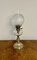 Antike viktorianische Öllampe aus Messing, 1880er 5