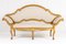 Kleines italienisches Sofa aus vergoldetem Holz, 18. Jh. 7