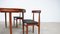 Mesa de comedor y sillas de Hans Olsen para Frem Rojle, años 60. Juego de 5, Imagen 7