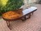 Large Early 20th Century Extendable Oval Table in Oak with Burl Walnut Veneer Top 29