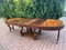 Large Early 20th Century Extendable Oval Table in Oak with Burl Walnut Veneer Top 22