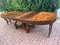 Large Early 20th Century Extendable Oval Table in Oak with Burl Walnut Veneer Top 23