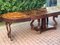 Large Early 20th Century Extendable Oval Table in Oak with Burl Walnut Veneer Top 13