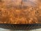 Großer Ausziehbarer Ovaler Tisch aus Eiche, Frühes 20. Jh., Platte aus Wurzelholzfurnier 58