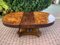 Large Early 20th Century Extendable Oval Table in Oak with Burl Walnut Veneer Top 38