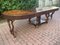 Large Early 20th Century Extendable Oval Table in Oak with Burl Walnut Veneer Top 6