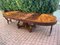 Large Early 20th Century Extendable Oval Table in Oak with Burl Walnut Veneer Top 18