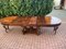 Large Early 20th Century Extendable Oval Table in Oak with Burl Walnut Veneer Top 1