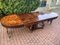 Large Early 20th Century Extendable Oval Table in Oak with Burl Walnut Veneer Top 20