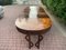 Großer Ausziehbarer Ovaler Tisch aus Eiche, Frühes 20. Jh., Platte aus Wurzelholzfurnier 21