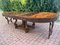 Large Early 20th Century Extendable Oval Table in Oak with Burl Walnut Veneer Top 19