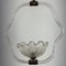 Lampada da soffitto Mid-Century in vetro di Murano di Barovier & Toso, anni '50, Immagine 8