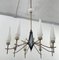 Lámpara de araña Mid-Century moderna al estilo de Angelo Lellii para Stilnovo, años 50, Imagen 1