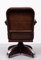 Burgundy Swivel Rolling Office Chair from Ahrend De Cirkel, 1930s, Image 9