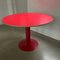 Dining Table with Red Steel Base & Laminated Wooden Top, the Netherlands, 1990s 3