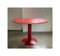Esstisch mit Gestell aus rotem Stahl & Platte aus laminiertem Holz, Niederlande, 1990er 5