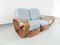 Bamboo 2-Seater Modular Sofa attributed to Paul Frankl, USA, 1940s, Set of 2, Image 1