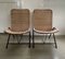 Rattan Model 587 Lounge Chairs by Dirk Van Sliedregt for Gebr. Jonkers, 1950s, the Netherlands, Set of 2 1