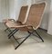 Rattan Model 587 Lounge Chairs by Dirk Van Sliedregt for Gebr. Jonkers, 1950s, the Netherlands, Set of 2 3
