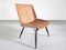 Easy Chair Scandinave en Cuir dans le style d'Ilmari Tapiovaara, 1950s 4