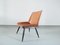 Easy Chair Scandinave en Cuir dans le style d'Ilmari Tapiovaara, 1950s 1