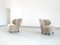 Lounge Chairs in Sheepskin by Carl-Johan Boman for Oy Boman Ab, Finland, 1949, Set of 2 2