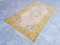 Vintage Muted Yellow Pink Rug, 1960s 4