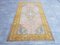 Vintage Muted Yellow Pink Rug, 1960s 1