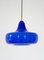 Large Blue Murano Glass Pendant by Alessandro Pianon for Vistosi, Italy, 1960s 12