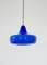 Large Blue Murano Glass Pendant by Alessandro Pianon for Vistosi, Italy, 1960s 9