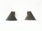 Tratten Wall Lights in Patinated Copper by Hans-Agne Jakobsson for Hans-Agne Jakobsson Ab Markaryd, Sweden, 1954, Set of 2 2