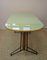 Mid-Century Metal, Wood and Painted Glass Dining Table, 1950s, Image 5